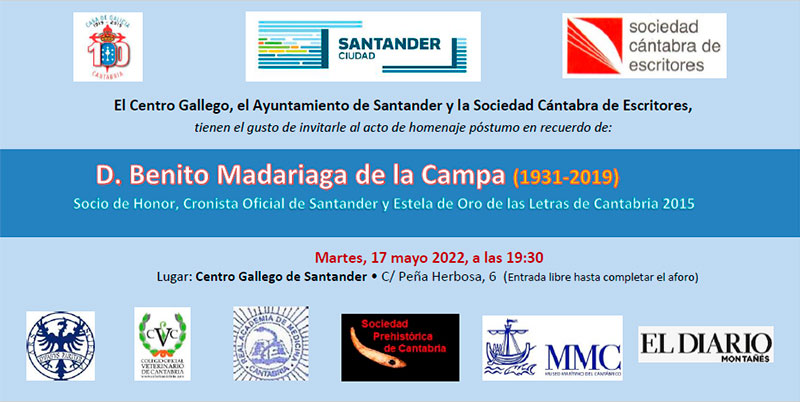 Homenaje póstumo a D. Benito Madariaga de la Campa