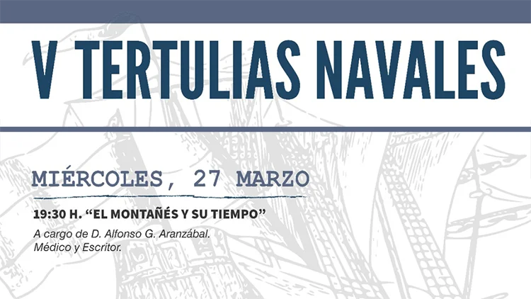 Conferencia de Alfonso García Aranzábal en las «V Tertulias navales»