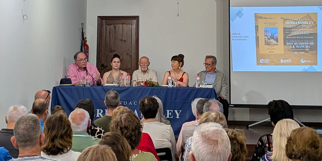 Entrañable y solemne presentación de Don Quijote de La Mancha en Patsuezu, edición impulsada por nuestro “mecenas” Julián Fernández